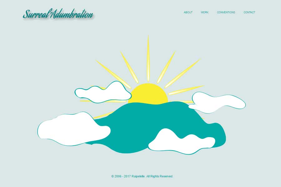 Surreal Adumbration v2 homepage